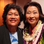 Lieutenant Governor Luke with Councilmember Tasha Kama