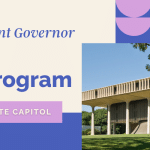 Banner with photo of state capitol Office of the Lieutenant Governor High School Internship Program